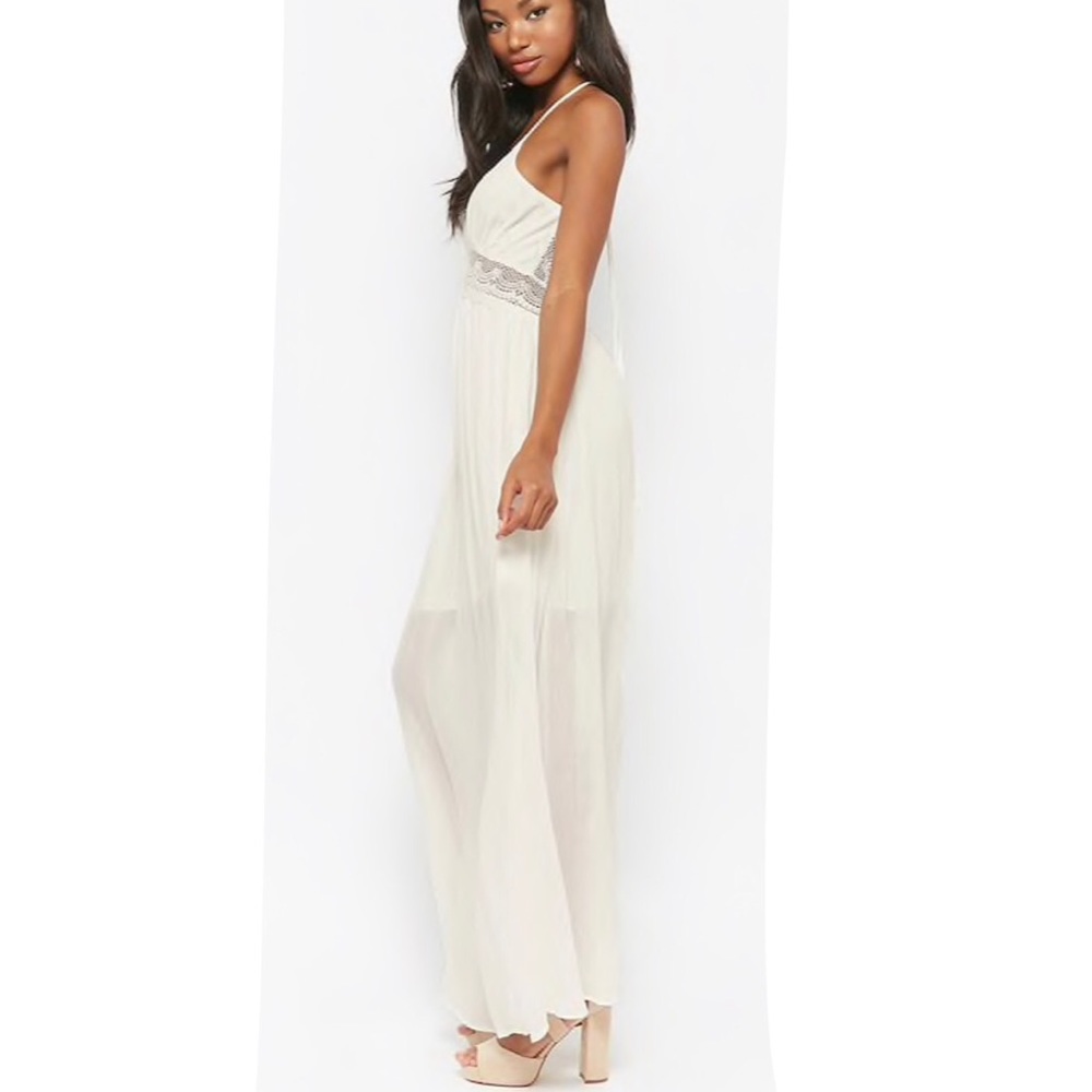 Beautiful Ivory Maxi Dress - Picture 4 of 5
